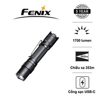 Đèn pin FENIX PD35R sáng 1700lm chiếu xa 353m sạc USB-C pin 18650 3400mAh