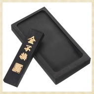 [1fnejakblh.ph] 4 Inch Chinese Calligraphy Ink Stone with Ink Stick, Rectangle Ink Stone Tray for Tr