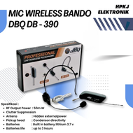MIC MICROPHONE DBQ DB-390 MIC WIRELESS DB390 DB390 BANDO