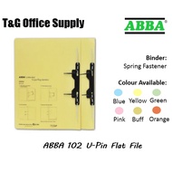 ABBA 102 U-Pin Flat File (Spring Fastener)