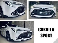 小亞車燈改裝＊全新 TOYOTA COROLLA SPORT AURIS 2023 2024 年 前下巴 亮黑