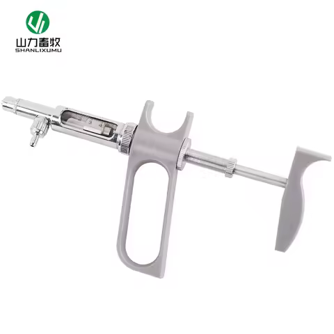 2ML 5ML gun type continuous syringe chicken vaccine injection syringe animal equipment