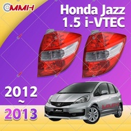 ไฟท้าย Honda Jazz GE GE6 GE8 2012-2013 เสื้อไฟท้าย ไฟท้ายแต่ง ไฟท้ายไฟเบรค ไฟเลี้ยว Taillamp Tail
