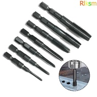 RLKSM Tap Drill Bit, Drill Bit Tool Multi-function Screw Thread Bit, Portable Durable M3 M5 M6 M8 M1