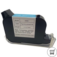 FS 12.7mm Solvent Fast Drying Ink Cartridge 2588 2588+ 2588+M for Inkjet Printers