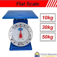 ℗Flat Scale Commercial Mechanical Weighing Scale Analog Scale Timbang Penimbang 10kg 30kg 50kg