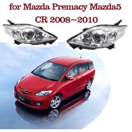 Car Headlights Assembly for Mazda Premacy Mazda5 CR 2008~2010 2009 Part Fog Lights Map Halogen Corne