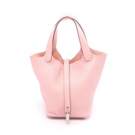 HERMES Picotin Lock PM 托特包 水桶包 B Taurillon Clemence 玫瑰櫻花 SHW