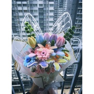 Flower Bouquet Fuzzy Wire