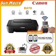 CANON E470 Printer (INCLUDES FULL SET ORI INK)