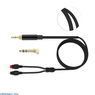 zebeaacc Durability Nylon Braided 3 5mm Audios Cable with 6 35mm Adapter For HD580 HD600 HD650 HD660