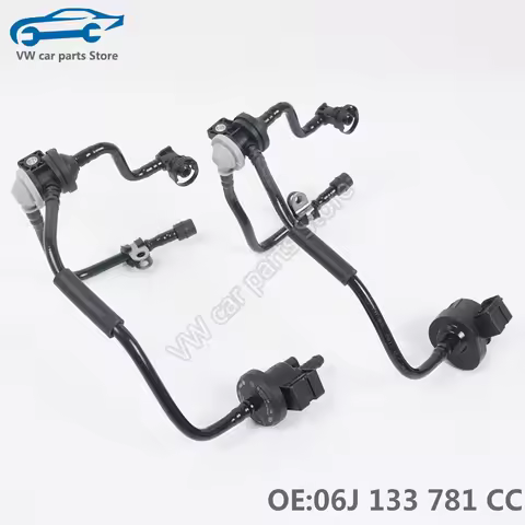 06J133781CC Canister solenoid valve assembly With vacuum tube For VW Passat B7 Tiguan Touran Jetta S