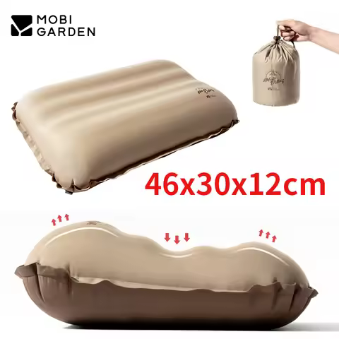 MOBI GARDEN Inflatable Pillow Camping Ultralight Hiking Lunch Break Sleeping Pillow Outdoor Travel A