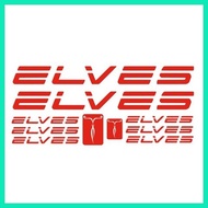 ▩ ✆ elves mountainbike frame design set stickers