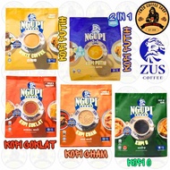 ZUS NGUPI - KOPI PUTIH / KOPI COKLAT / KOPI CHAM / KOPI O / INSTANT COFFEEMIX DRINK - ZUS COFFEE PAC