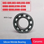 Silicon Nitride Full Ball Ceramic Bearing Insulation Bearing With Cage 603-609 683-689 693-699,6000-