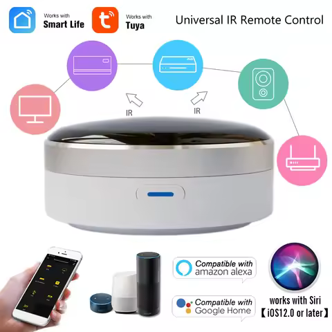 CUSAM Tuya Smart Home IR Blaster Controller Infrared Remote Control Smart Life APP Timer Compatible 