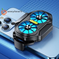 <HoneyHeart> 1PC Game Cooling Backclip FS01 Dual Fan Rechargeable Mobile Phone Cooler Long Lasg And 