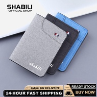 SHABILI Men's Canvas Wallet Short Lightweight Easy to Carry Fashionable Design
