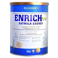 Biogreen Enrich Pro Oatmilk Energy (HALAL) 850g (Exp : Aug 2027)