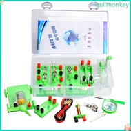 WU Science Lab Basic Electricity Kit Physics Electric Circuit Learning Starter Kit