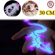 30CM Chinese Dragon Figure 3D Glow In The Dark/Full Motion Seal/Decoration & Collectible Toys/3D Dra
