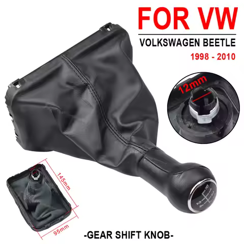 New Car 5 Speed Gear Shift Knob For VW Beetle Cabrio 2003-2010 For Volkswagen VW Beetle 1998-2010 Le