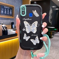 Casing hp for VIVO Y91 Y91i Y93 Y95 Y91C Y1S Y90 Case Butterfly Pattern Cartoon Silicone Phone Case 