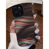 Cases/casing Wavy Multicolour Striped-iphone-12pro max