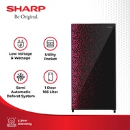 Sharp Kulkas 1 Pintu 166L SJ-X185MG-GR