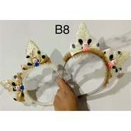 B7,B8,B9,B10 Soft pumpkin ear headband, long pumpkin ear headband