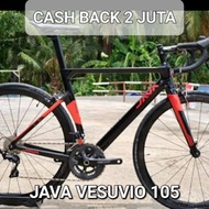 SEPEDA BALAP ROADBIKE JAVA VESUVIO CARBON RIM BRAKE BUKAN STRATTOS