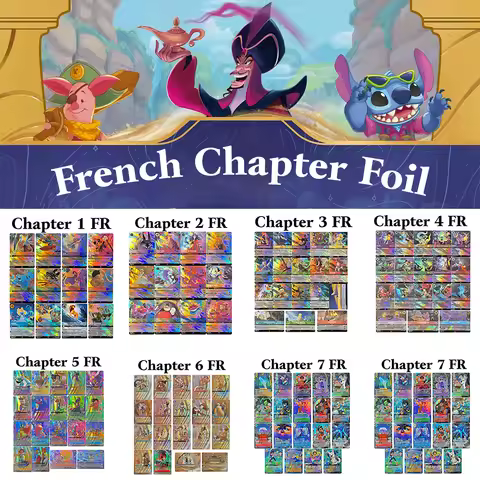 Lorcana Enchanted Foil Chapter 1/2/3/4/5/6/7 French Versions Cards TCG Proxy Archazia's Island Shimm