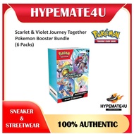 [Ready Stock] Pokemon Scarlet & Violet Journey Together Pokemon Booster Bundle (6 Packs)