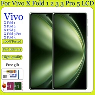 Original AMOLED For Vivo X Fold 1 X Fold 2 X Fold 3 X Fold 3 Pro X Fold 5 LCD Display Touch Screen R