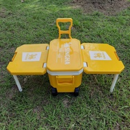 กระติกน้ำแข็ง SINGHA พรีเมี่ยม กระติกสิงห์ตั้งวง cooler singha กระติกสิงห์15​ ลิตร​ ​สามารถกางเป็นโต