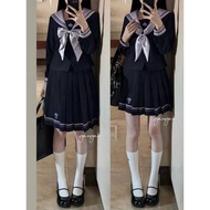 Cyanosis Long Sleeve New JK Uniform Sailor Suit Light Purple School Sense Suit O1a6