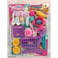 Supermarket Kitchen Cart Shopping Toy OCT2715 / OCT2716