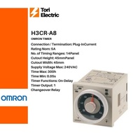 OMRON TIMER H3CR-A8 H3CR A8 24VDC 24V 100% ORIGINAL