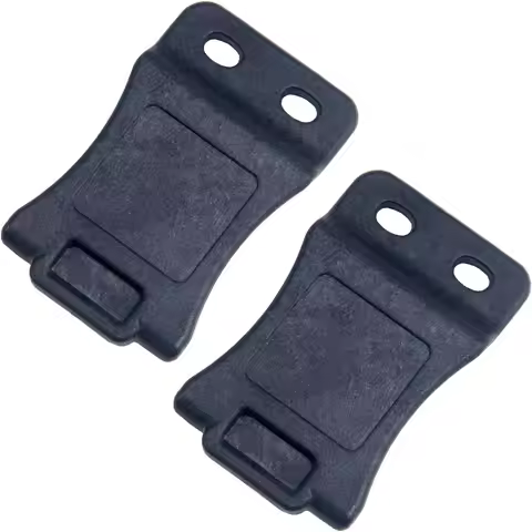 Pack of 2 Sheath/Holster Attachments Slotted Holes Quick Kydex Fold Over Clip With Hardware 1.5" Bel