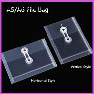 RESILIENCI1 File Bag, Waterproof Transparent File Folder, Thickened Plastic A5/A6 Document Folder Gi