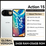 [World Premiere] IIIF150 Action 15 Phone Dual Screen Design Smartphone MTK G81 256GB ROM 6.67" HD+ D