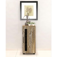 1DOOR MULTIPURPOSE WOODEN SHOE RACK/BOOK STORAGE/1PINTU ALMARI BUKU/ALMARI KASUT/1门书架/鞋架