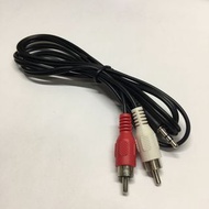 aux RCA音源線 3.5mm 音源線 公頭轉RCA RCA 轉 3.5mm AV線音源線 適用喇叭 電腦 擴大機