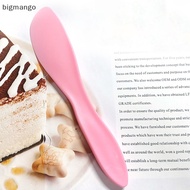 bigmango Kitchen Plastic Spatula Cooking Dough Scraper Cream Butter Smoother Heat-Resistant Utensils Baking Cake Tools BMO