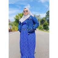 ( KOLEKSI DRESS BLUE) BAJU PLUSSIZE BAJU MENGANDUNG ELENSIA DRESS PLUSSIZE XS-3XL BAJU RAYA IBU MENG