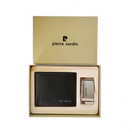 Pierre Cardin (ปีร์แอร์ การ์แดง)ชุดของขวัญ กระเป๋าธนบัตร+เข็มขัดหัวออโต้ Pierre Cardin Giftset wallet belt รุ่น G23-WB-D พร้อมส่ง ราคาพิเศษ