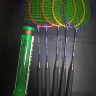 aket badminton / bulutangkis dan shutlecock kok olahraga yonex anak