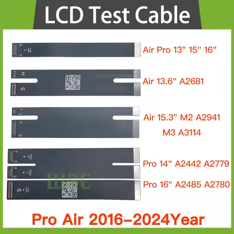 New LCD Screen Display Test Flex Cable for MacBook Pro Air A1706 A1708 A1707 A1990 A2338 A2442 A2779