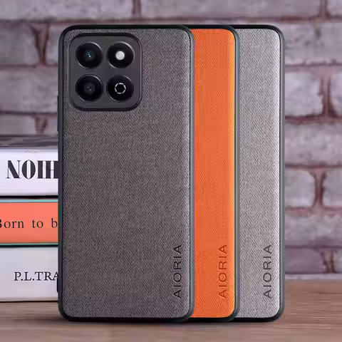 Case for Honor X9c Smart X9a X8c X8b X8a X8 X7c x7b X7a X6c X6b X6a X5b Plus Textile Leather Fashion